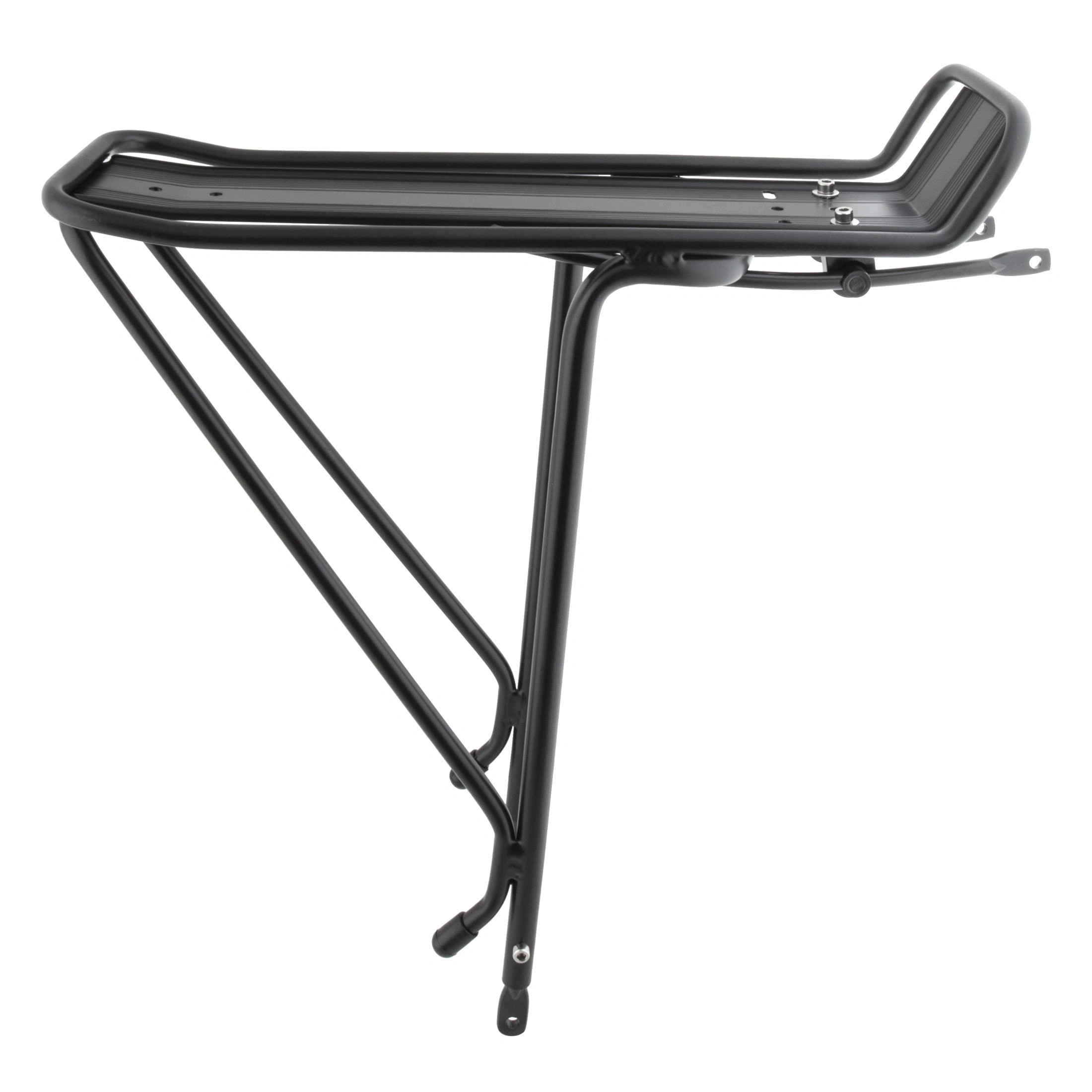 Portaequipajes trasero ajustable: ¡Viaja ligero y con estilo! Listo para la aventura en bicicleta.